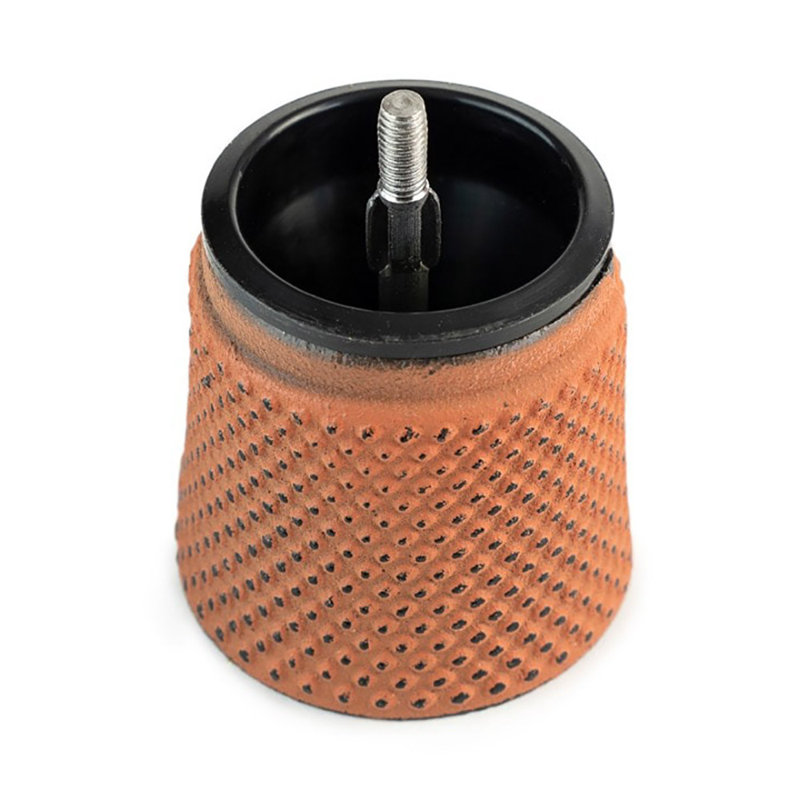 Peugeot BALI FONTE Cast Iron Manual Pepper Mill, 8cm/3 In, Black, Orange