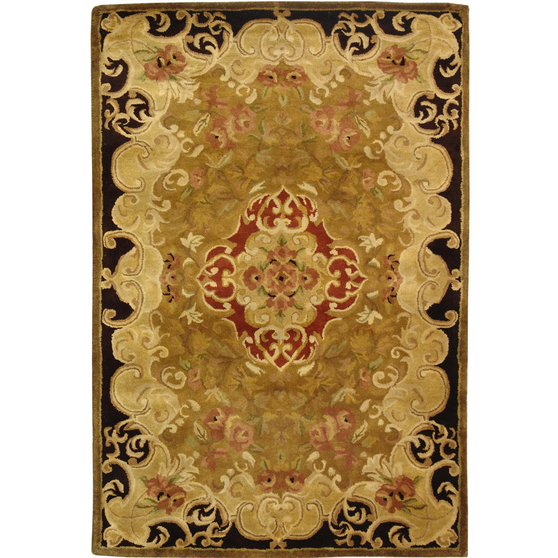 Alger Hand Tufted Wool Oriental Rug, Rectangle 2'3" x 4'