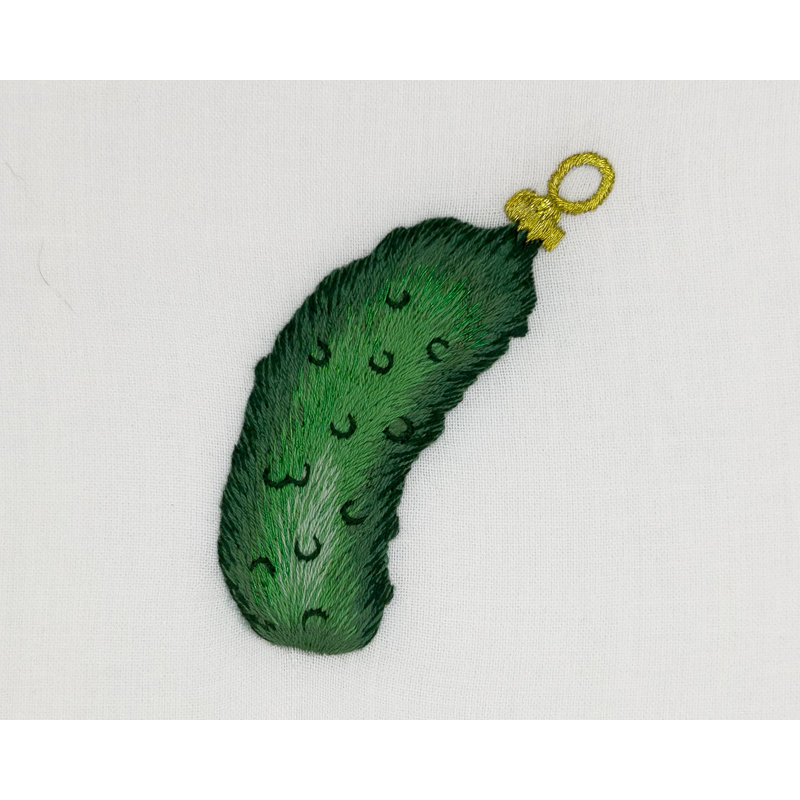 Pickle Ornament Towel