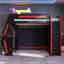 Full Size Gaming Loft Bed with Integrated Desk, Smart RGB LED Lights, USB Ports, and Ample Storage, Ideal for Modern Gamers-129447904