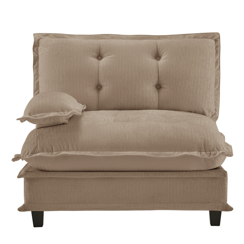 Canapé 73 LSF chenille - beige, Beige