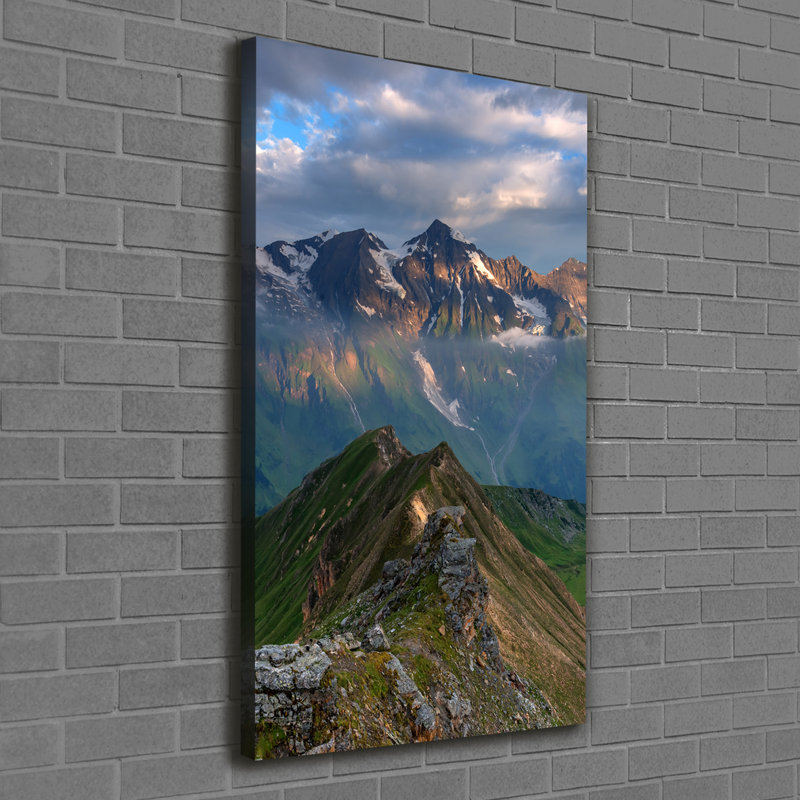 Mountain Peaks - Wrapped Canvas Print
