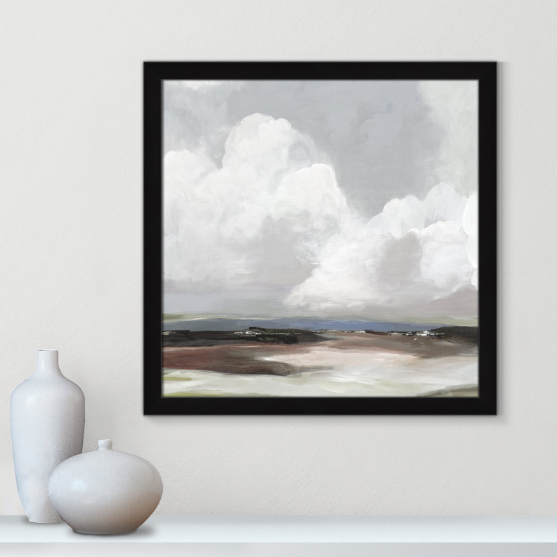 Avron Morning Air - reproduction d'art encadrée, H 24,5 po x l 24,5 po x P 1,12 po, Cadre noir
