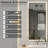 Keivha Aluminum Rectangle Mirror with Shelves