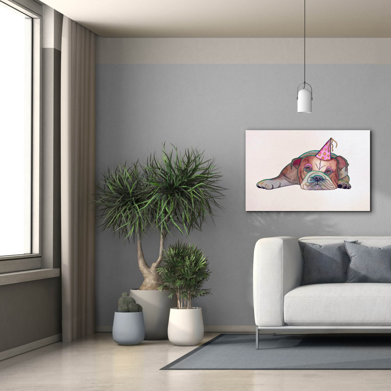 Toile épique Graffiti «Party's Over» par Bebe Keith, 40 po x 26 po, H 26 po x l 40 po