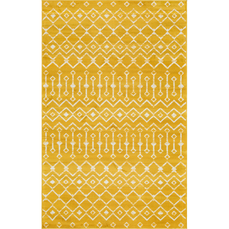 Aemtenan Abstract Indoor Rug, Rectangle 5' x 8'