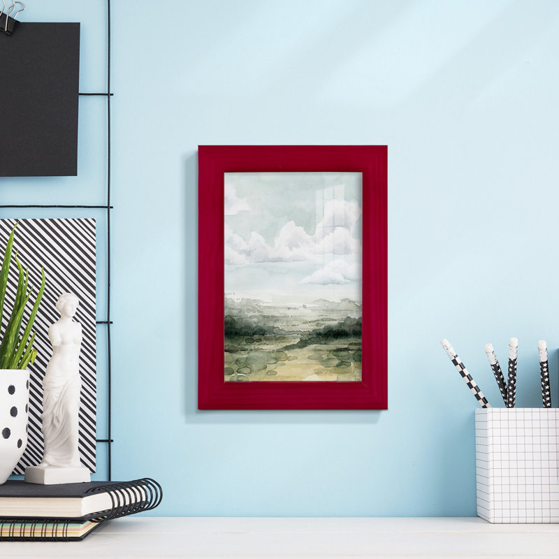Valley High Faits I - impression d'un seul cadre photo, Rouge, H 7 po x l 5 po x P 1 po
