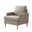 Fauteuil Clancy avec pieds en bois massif-116817609