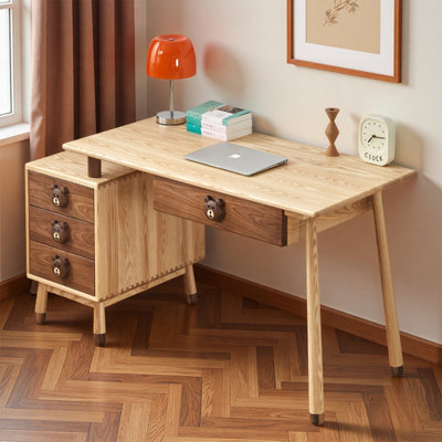 Bureau d'écriture rectangulaire en bois