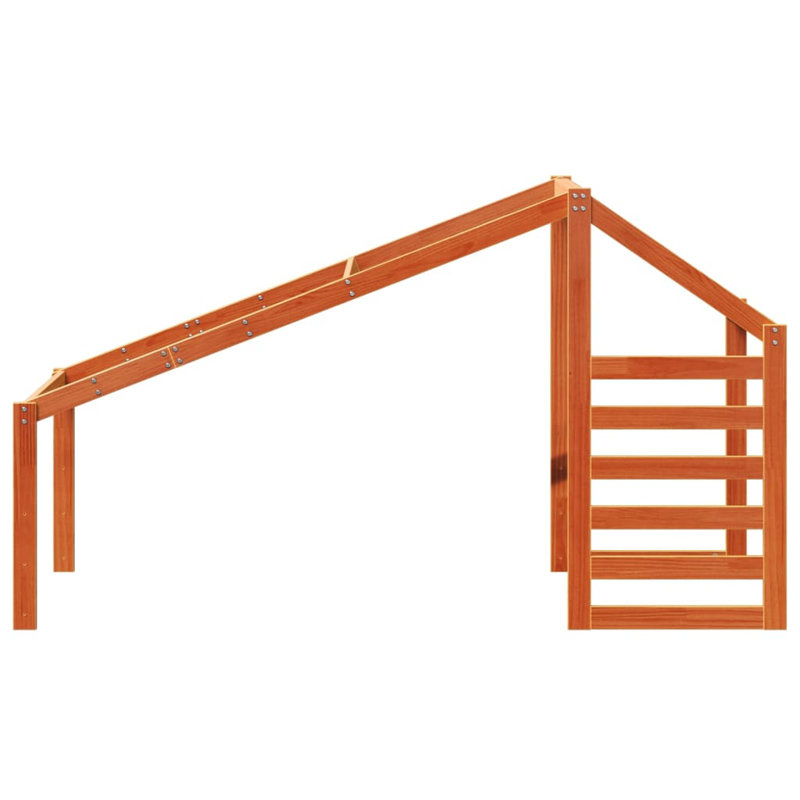 Fedler Bunk Bed Accessories, 113cm H x 198cm L x 87cm W, Wax Brown