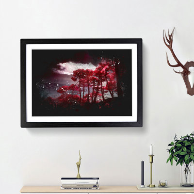 Plum Forest - Picture Frame Graphic Art Print
