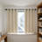 Blackout Curtains for Bedroom, Thermal Insulated Noise Reducing Window Drapes for Living Room, Grommet Top (52W X 36L Inch, Beige)-526542993-526542997