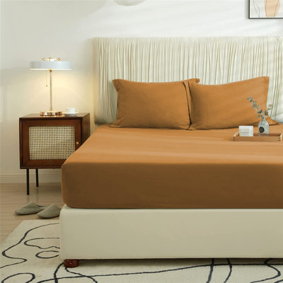 Super Soft Extra Deep Microfiber Brushed Fitted Sheet