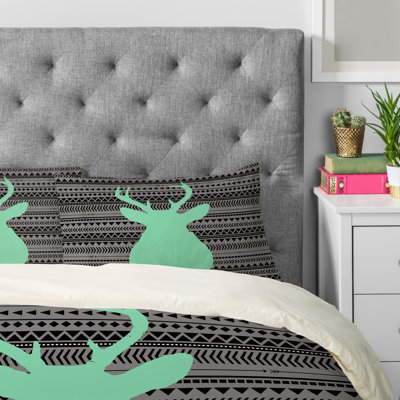 Allyson Johnson Deer and Aztec Pillowcase