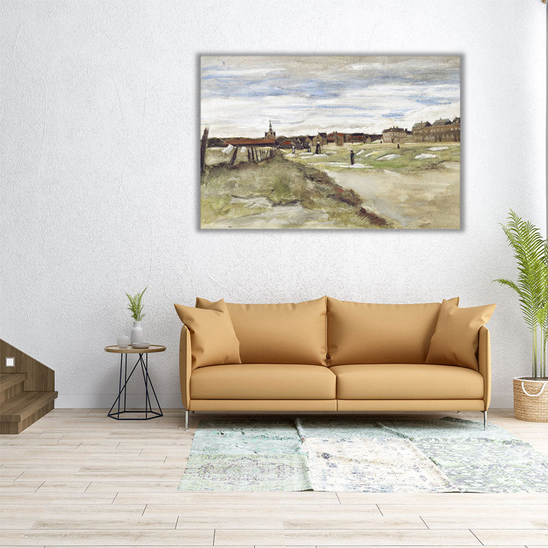 «Bleaching Ground at Scheveningen, 1882», reproduction d'art sur toile, H 20 po x l 30 po
