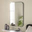 Ikrah Wood Flat Wall Mirror
