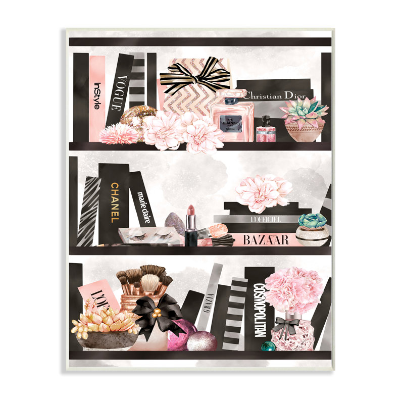Accessoires pour livres et livres de mode, H 19 po x l 13 po, Plaque murale