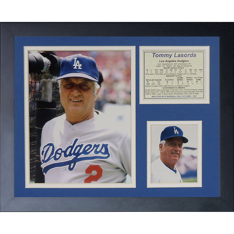 Souvenirs encadrée tommy lasorda