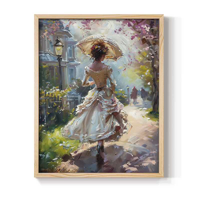 «WOMEN Series DCC», reproduction encadrée - bois massif, H 11 po x l 9 po, Naturel