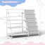 80cm H x 90cm W Metal Bookcase-309292613
