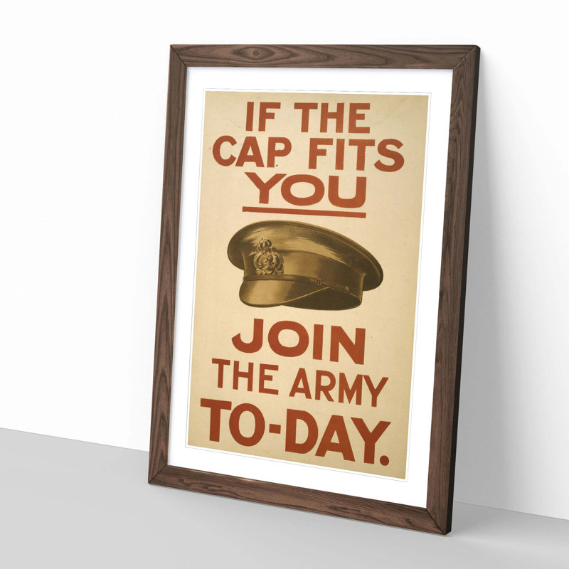 Single Picture Frame Print, Walnut