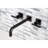 Kingston Brass Manhattan Two-Handle 3-Hole Wall Mount Roman Tub Faucet-50579906-115844612