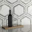 BioTech 11" x 13" Porcelain Marble Look Wall & Floor Tile-1233361472