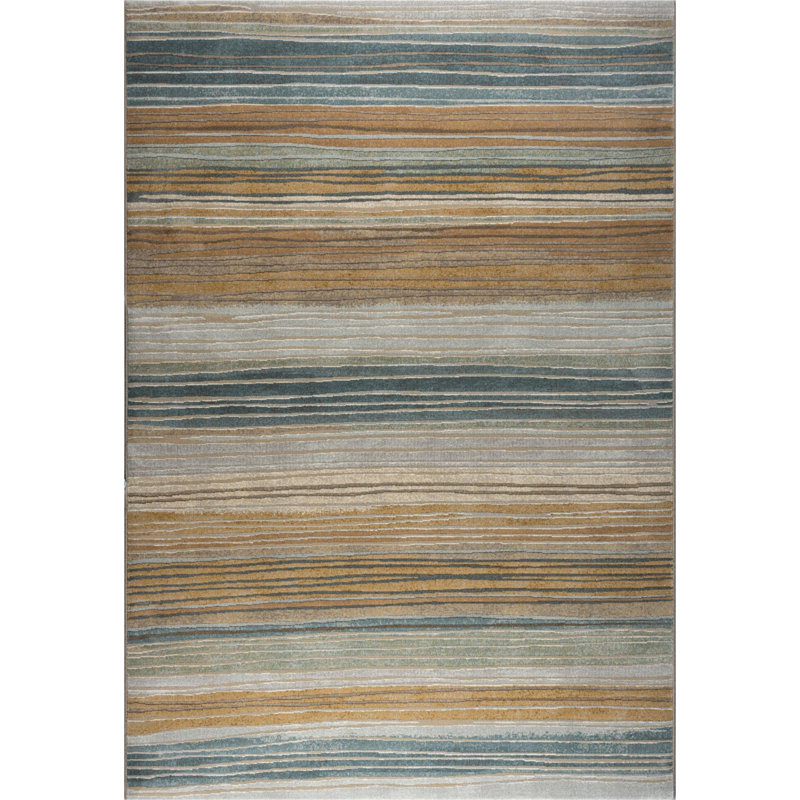 Striped Area Rug, Rectangle 240 x 330 cm