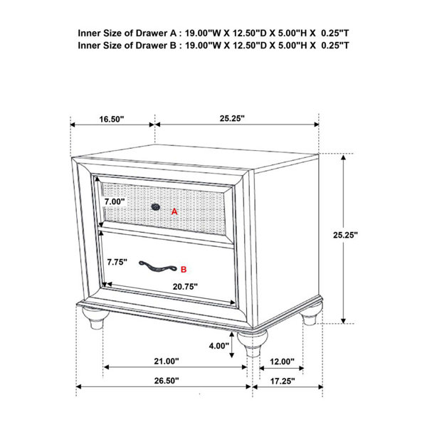 Dimensions du produit