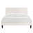 Modway Leah Chevron Tufted Performance Velvet Platform Bed-476844112-476844113