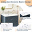 Meuble-lavabo 24 po avec lavabo en céramique