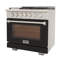36 po 5,2 pieds cubes Pi. Cuisinière à gaz autoportante-90717056-73097265