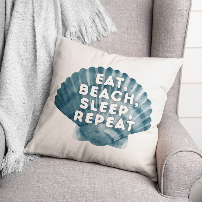 Reversible Throw Pillow, 16" x 16"