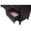 Aurora Upholstered Platform Bedroom Set with Peppercorn Dresser, Mirror & Glass Door Nightstands-1419686335
