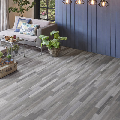 Parkland 7 in. x 48 in. 5mm Waterproof Rigid Core Luxury Vinyl Plank Flooring