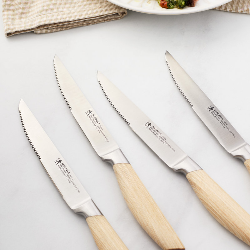 Henckels Pakka 4-Pc Steak Knife Set