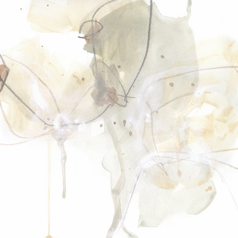 «Subtle Shade I» par June Erica Vess - peinture sur toile tendue, H 20 po x l 20 po