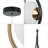 Essinger 1 - Light Modern Unique/Statement Black/Brass LED Pendant Light