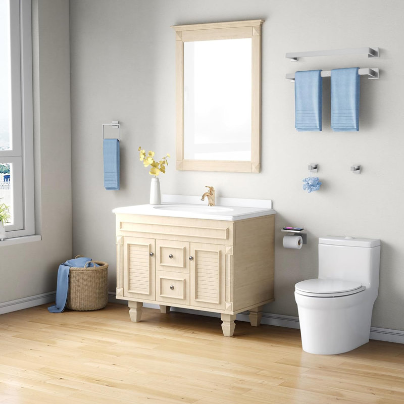 Ensemble de quincaillerie de salle de bain 6 pièces (ensemble de 6), Brushed Nickel