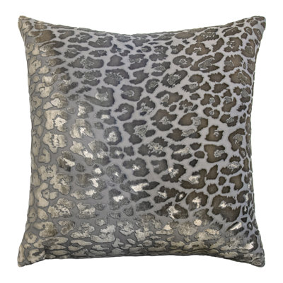 Leopard Square Velvet Pillow