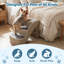 Escalier pliable pour petits chiens et chats PETMAker - 3 marches intérieures / extérieures antidérapantes pour animaux de compagnie avec goupilles de sécurité pour lit, canapé et voiture, accès facile pour les chiots, les animaux de compagnie et les petits animaux (brun clair)-126451234