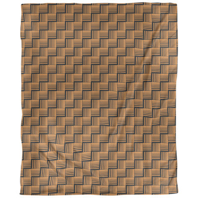 Tissu basketweave contrast