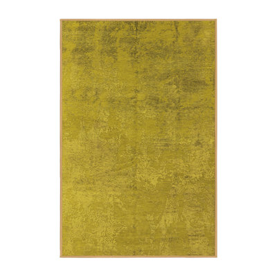 Tapis jaunes modernes Mid-Century 2694