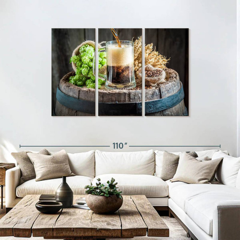 Yarlin Beer, 48" H x 74" W