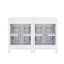 Ensemble de meuble-lavabo contemporain 48 po avec lavabo en céramique, unité de rangement avec tiroir rabattable et porte à deux niveaux-1295582088-1295582095