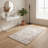 Soft Touch 2x3 Ft Polyester Rug with Natural Jute Backing - Perfect for Entryways, Kitchens, and Bedrooms