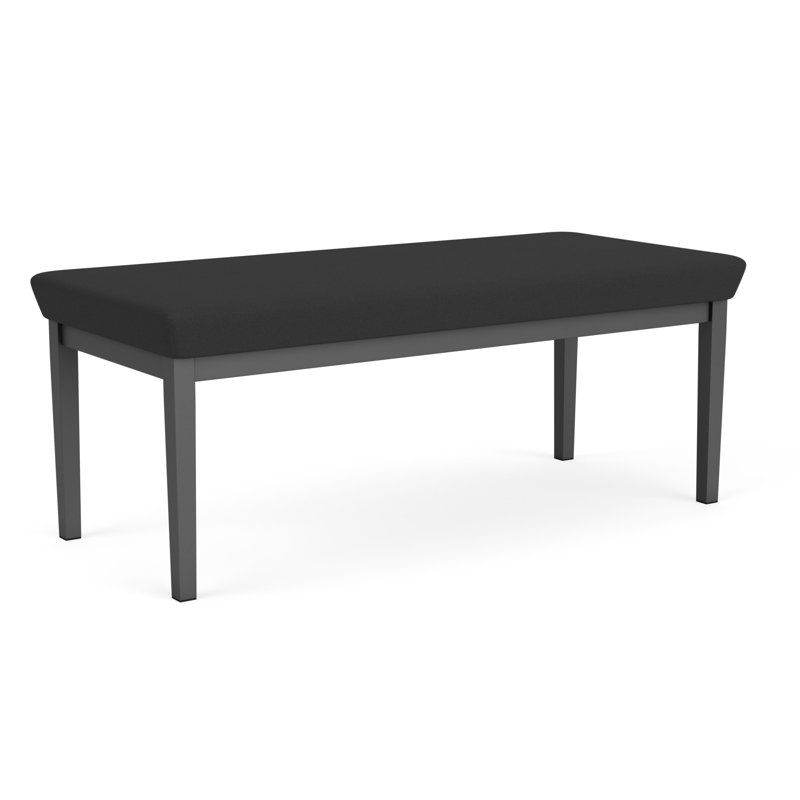 Structure en métal Lenox, Graphite Visite Libre - Tissu uni, Gris anthracite