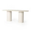 Belle Oval Marble Dining Table