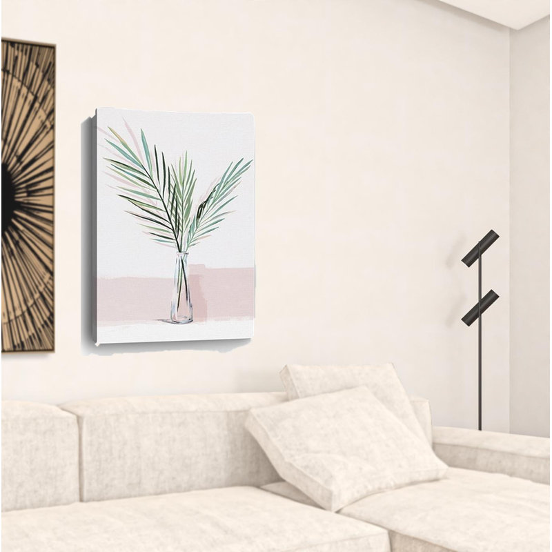 «Pretty Green Foliage», impression murale sans cadre
