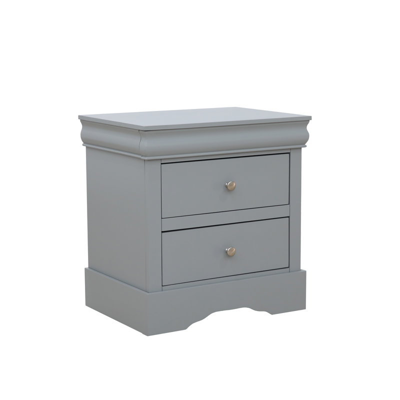 Louis Philip Nightstand, Gray